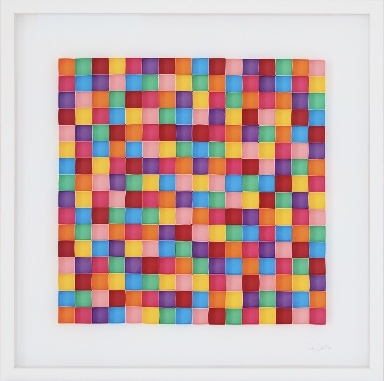 Karla Coffey “Little Cubes” 3D Original Artwork