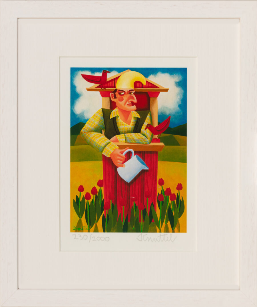 Graham Knuttel “Spring Punch” Framed Hand Signed Giclee Print