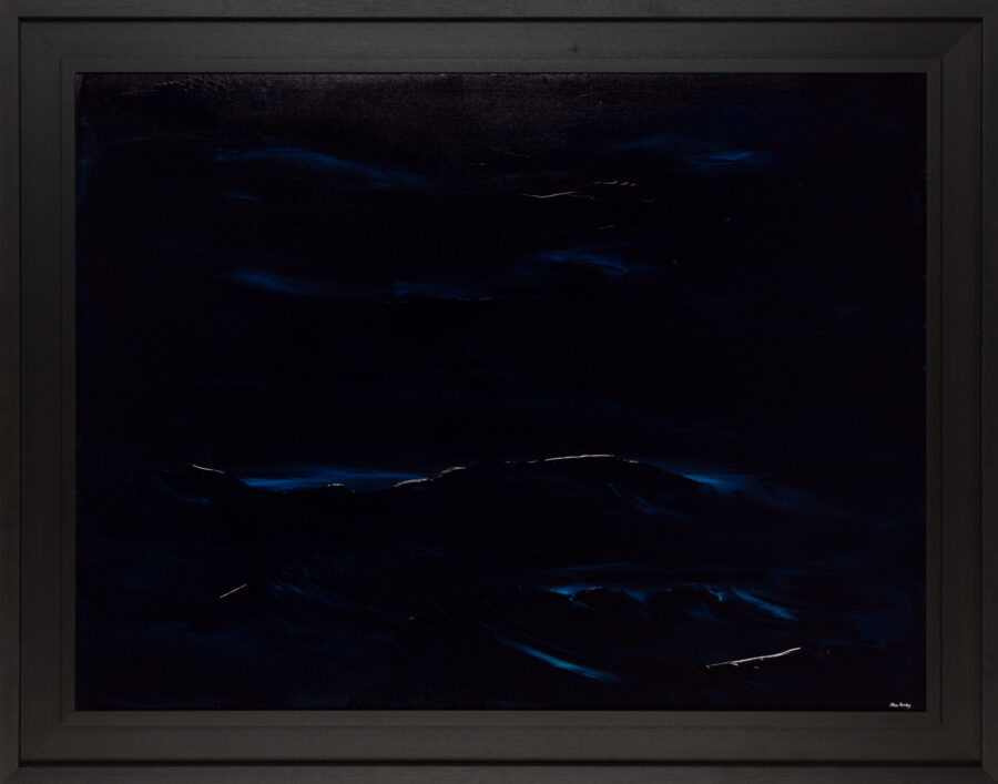 Theo Hanley “Light On Night Sea” Original Painting